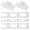 thumbnail image 4 of Masteelf  20 Pcs Shelf Connectors Bracket Detachable Corner Brace Support White, 4 of 7