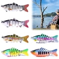 thumbnail image 3 of 1/6Pc Multi Jointed Fishing Lures Sinking Wobblers Bait Crankbait Swimbait E5K2, 3 of 8