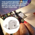thumbnail image 6 of Hovmgk Magnetic Seam Guide for Sewing Machines, Powerful Magnet & Stainless Steel, Adjustable Positioning Tool for Straight & Curved Seams, Sewing Accessories for Accurate Stitching, 6 of 7