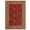 Red, variant on GlowSol 9'x12' Large Area Rug Modern Bordered Area Rug for Living Room Bedroom Geometric Border Non-Slip Stain Resistant Accent Rug, Beige