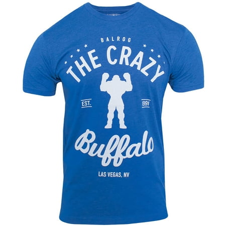 - Capcom Crazy Buffalo Premium Fitted T-Shirt - Royal Blue Heather