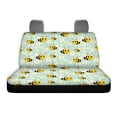 thumbnail image 6 of CHAQLIN Cute Bee Daisy, Non-Slip Replacement Seat Protectors Set of 2 Waterproof All Weather Car Back Seat Cover for Auto Car Interior, 6 of 7