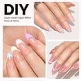 thumbnail image 7 of MelodySusie Medium Oval Round Nail Tips, 300Pcs Clear Acrylic, Half Matte Full Cover Press on Nails for DIY Extension & Salon Use, 15 Sizes Pre-Shaped for Long-Lasting Manicure, 7 of 7