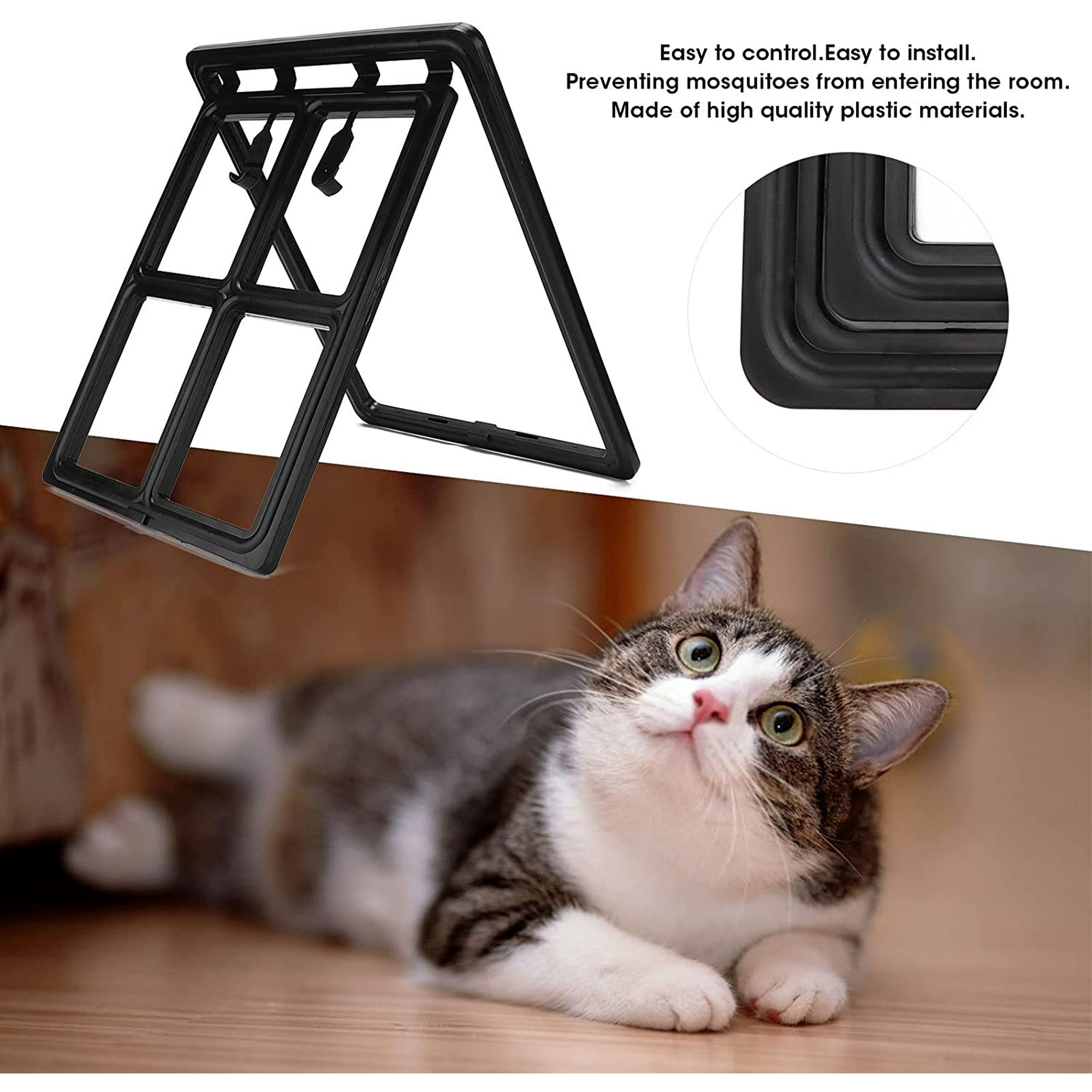 Anti cat dog door best sale