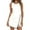 White, variant on AEXTO Women's Workout Tennis Dress with Built-in Bra & Shorts Pockets Sleeveless Crewneck Golf Athletic Mini Dresses