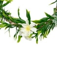 thumbnail image 4 of Northlight Mini Floral and Foliage Spring Wreath - 8" - Unlit - White, 4 of 7