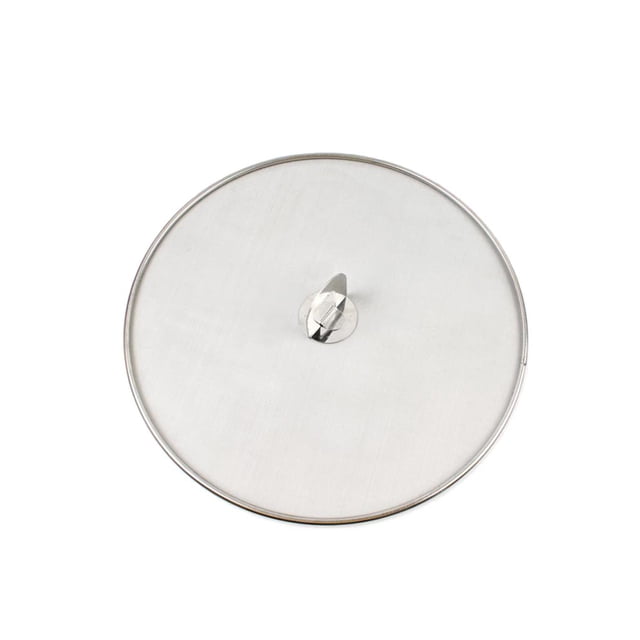 Injueey Tapa de sartén para salpicaduras de grasa, sartén de acero inoxidable, topes de malla fina, protector de aceite para estufa, tapa de olla, Type5 NO5 Injueey HA0851-02B