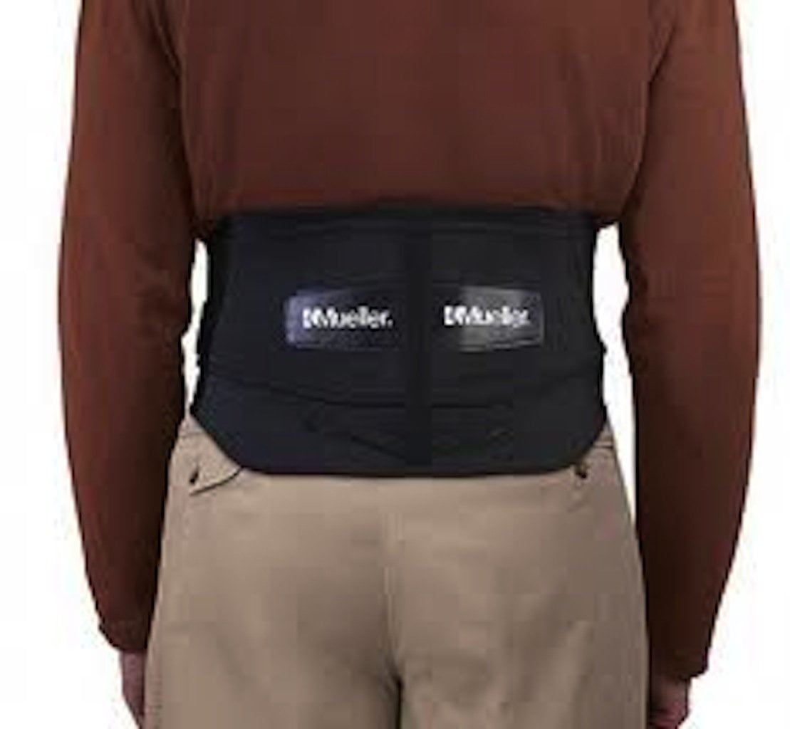 Mueller Adjustable Lumbar Back Brace With Removable Pad Plus Size
