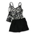 thumbnail image 1 of MiracleSuit Tankini de 2 piezas con falda Malibu para mujer, negro, 8 MiracleSuit Tankini, 1 of 2