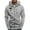 Gray(New), variant on PNTUTB Men's Winter Warm Comfy Coat Oversize Multi-pocket Long Sleeve Printed Zipper Drawstring Coat