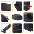 thumbnail image 3 of Bolsa para bicicleta, bolsa para asiento para bicicleta de gran capacidad, bolsa para asiento para bicicleta de montaña y carretera, color negro, 3 of 5