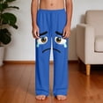thumbnail image 5 of Kids Boys Girls Sweatpants Crying Face Print Elastic Waist Cotton Joggers Pull-on Trousers for Daily Play, 4-13Y, 5 of 9