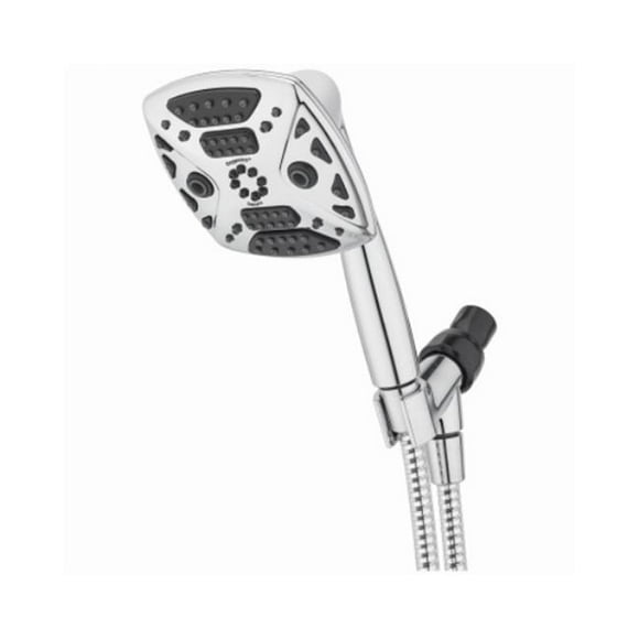 Oxygenics 114189 4.88 in. 1.8GPM Square Chrome Hand Shower Head