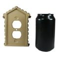 thumbnail image 6 of Pack of 2 Rustic Log Cabin Antlers Double Receptacle Wall Outlet Switch Plate, 6 of 6