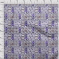 thumbnail image 4 of oneOoneCottonPoplinPurpleFabricFlameStitchCraftProjectsDecorFabricPrintedByTheYard56InchWide, 4 of 4