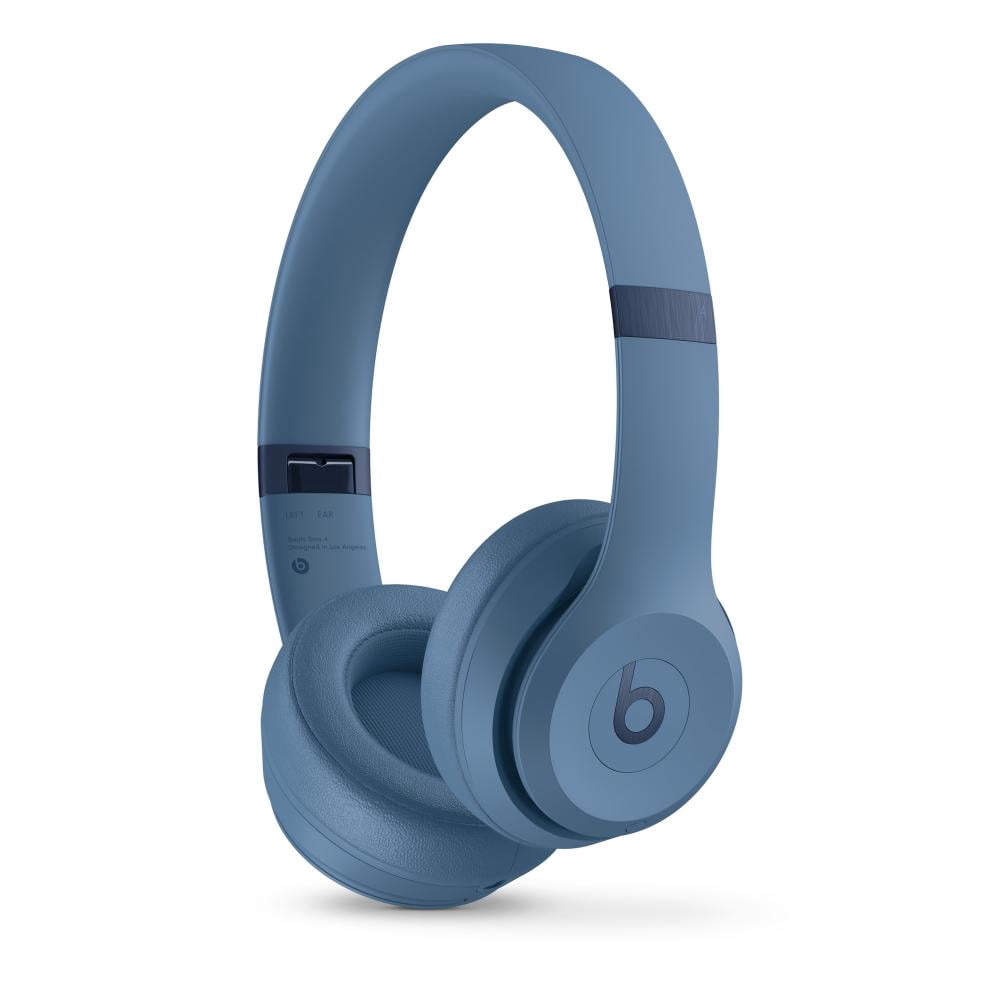 Beats Solo 4 Wireless Bluetooth On-Ear Headphones, Apple & Android Compatible, Slate Blue