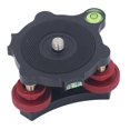 thumbnail image 5 of Tripod Head Leveling Base Camera Leveler Aluminum Alloy 3/8 Inch Thread Precise 3 Bubble Level Triple Wheel Leveler for Macro Panoramic Photography, 5 of 5