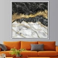 thumbnail image 3 of Alcohol Ink Art Canvas, Modenr Marble Canvas Art, Shimmery Canvas Art, Black And Gold Marble, Abstract Printed, Luxury Marble Art, Canvas Wall Decor - Gallery Wrapped, 3 of 5