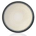 thumbnail image 3 of Elegant and Modern Stoneware Scroll Dinnerware Set for Hosting Parties and Events - Blue Drop, 16 Piece, 3 of 6