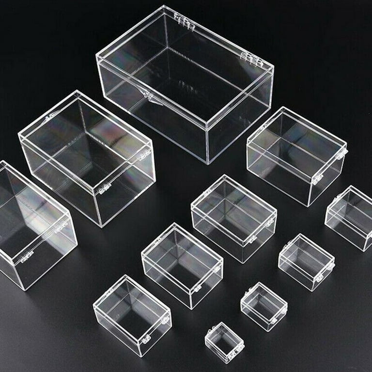  12 Pack Acrylic Box, Small Clear Plastic Square Cube Box with  Lids, Candy Storage Container, for Candy Pill, Tiny Jewelry, Cosmetics,  Jewelry, Party Favor : Home & Kitchen