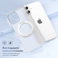 thumbnail image 6 of Decase Shockproof Clear Case with 360° Ring Stand Magnetic for iPhone 16,Anti-Fingerprint,Military Drop Protection,Compatible with Mag-Safe,Soft Edge Translucent Slim Phone Case,Clear, 6 of 10