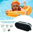 thumbnail image 4 of Soumake Silicone Swimming Goggle Case with Drain Hole Lightweight Shockproof Goggle Protective Box for Swimming Goggles, 4 of 8