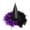 D-Purple, variant on AWZXDE Kids Party Hat Halloween Witch Hat With Satin Ribbon Rhinestone Wide Brim Pointed Hat for Cosplay Dress‑up Holiday Parties and Themed Events D-Blue - One Size