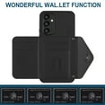 thumbnail image 6 of Allytech Galaxy A54 5G Wallet Case with Shoulder Strap, Luxury PU Leather RFID Blocking Protectve Anti-Scratch Bumper Cards Slots Magnetic Closure Phone Case Cover for Samsung Galaxy A54 5G, Black, 6 of 9