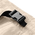 thumbnail image 6 of Thousandth Men Summer Cargo Shorts Quick Dry Shorts Buckle Waist Relaxed Hiking Lightweight Zipper Pocket Breathable Workwear Outdoor Short Pants, 6 of 10