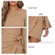thumbnail image 5 of Vestido midi ajustado de manga larga NikouMX con lazo y cinturón S M L XL, 5 of 6