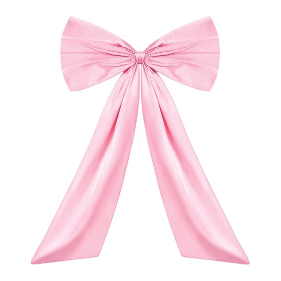 Large 23.6 Inch Decorative Bow | Party Wedding Baby Shower Christmas Tree Decoration | 6 Colors Available | Cloth Material | 60x27cm Size