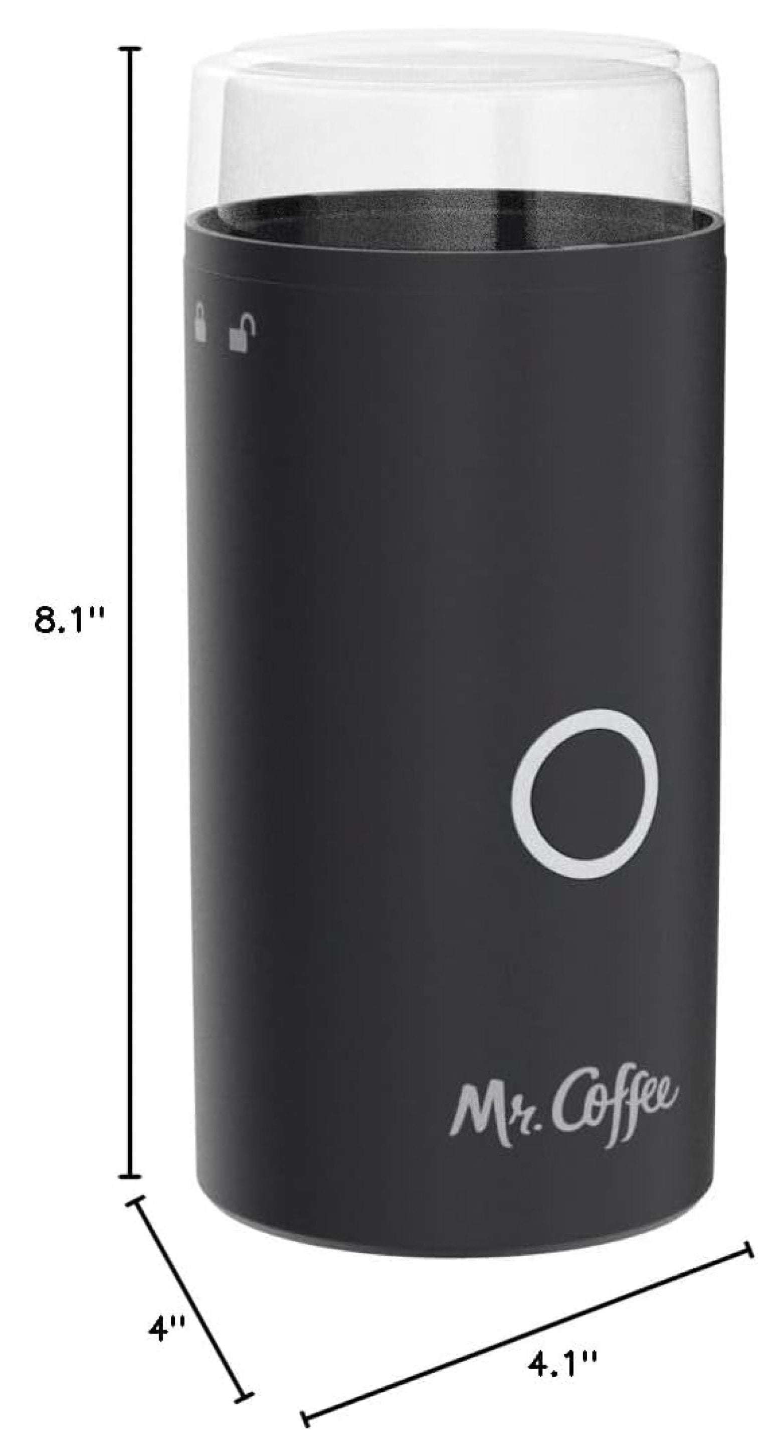 Coffee Grinder Electric, 14 Cup Blade Grinder for Whole Beans, Stainless Steel, Black