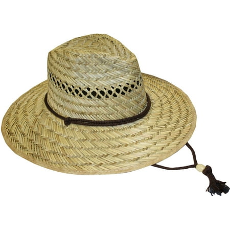 Mens Outdoor Work and Garden Straw Hat (Best Hat For Yard Work)