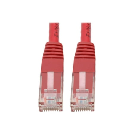 UPC: 0037332204400 | Tripp Lite Premium Cat5 / Cat5e / Cat6 Gigabit mlded Patch Cable 24 Awg 550 Mhz/1 Gbps (rj45 M/m) Red 3 Ft. 3 – Patch Cable – Rj-45 (m) To Rj-45 (m) – 3 Ft – Utp – Cat 6 – Ieee 802.3ab/ieee