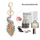 thumbnail image 3 of Jumpingount LLavero de mujer, bolso, decoración brillante, llavero para novias, colgante decorativo de cumpleaños, accesorio de compromiso Accesorios de disfraces Rosado Jumpingount AP011511-03, 3 of 6