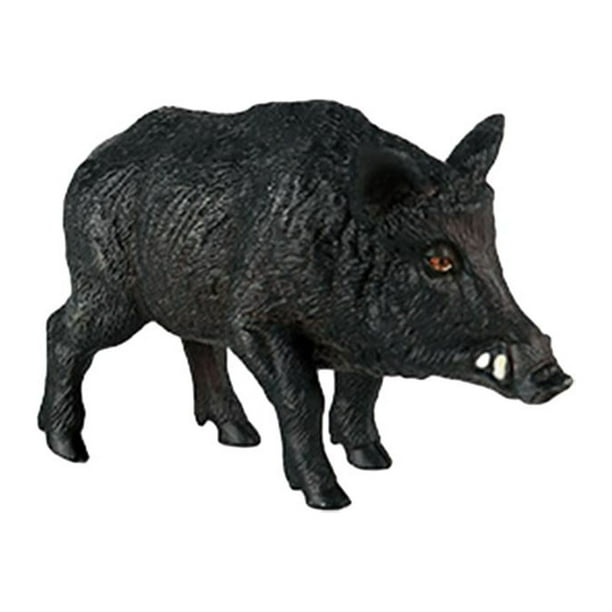Figura De Jabalí Realista – Juguete Modelo De Animal Salvaje Pintado A Mano, Educativo Y Decorativo, Regalo Para Coleccionistas