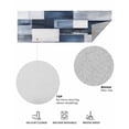 thumbnail image 6 of Navy Blue Grey White Front Door Mat Abstract Art Modern Oil Painting Welcome Doormat Indoor Outdoor Entrance Floor Mat Non-Slip Washable Runner Rug for Front Porch Decor 20x47 Inch, 6 of 6