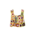 thumbnail image 1 of Txlixc Blusa de verano sin mangas para mujeres chaleco de punto hueco bordado a mano de ganchillo de colores Txlixc  moda, 1 of 5