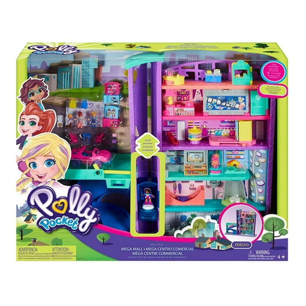 Set de Juego Polly Pocket Mattel Mega Centro Comercial