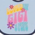 thumbnail image 4 of Inktastic Gigi and Pops Love Me Granddaughter Girls Baby Bib, 4 of 4