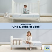 Serta Signature Dual Sided 5 Crib /Toddler Mattress in a Box, GREENGUARD Gold, Firm Plant-Based Foam