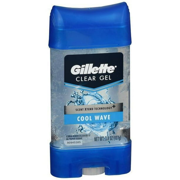 Gillette Antiperspirant Deodorant for Men, Cool Wave Scent, Clear Gel