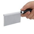 thumbnail image 4 of Crinkle Potato Cutter, Stainless Steel Crinkle Cutter Handheld  for Potato Carrot Chip Vegetable for French Fry, 4 of 7