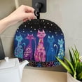 thumbnail image 5 of HELLHERO Teapot Cover with Dust Proof Keep Warm Coffee Pot Cloth Covers, Starry Night Cats, 5 of 8