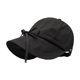 thumbnail image 3 of Sombrero de para mujer, portátil, elegante, ajustable, de ancha, para senderismo, pesca y camping. Negro, 3 of 8