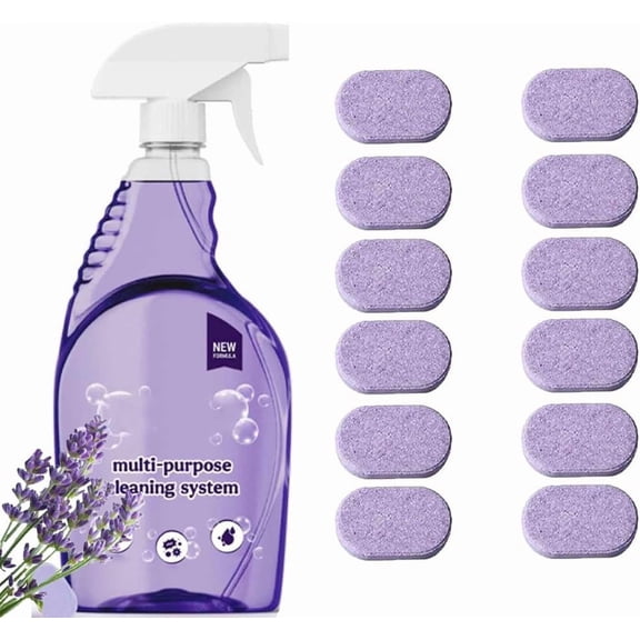 Spray Oven Cleaner & All-Purpose Cleaner with Concentrated Cleaning Tablets, Multi Purpose Cleaning for Ovens, for Kitchen,Bathroom