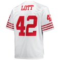 thumbnail image 3 of Men's Mitchell & Ness Ronnie Lott White San Francisco 49ers Big & Tall 1990 Retired Player Replica Jersey, 3 of 3