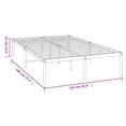thumbnail image 4 of vidaXL Metal Bed Frame Black 135x190 cm Double, 4 of 5