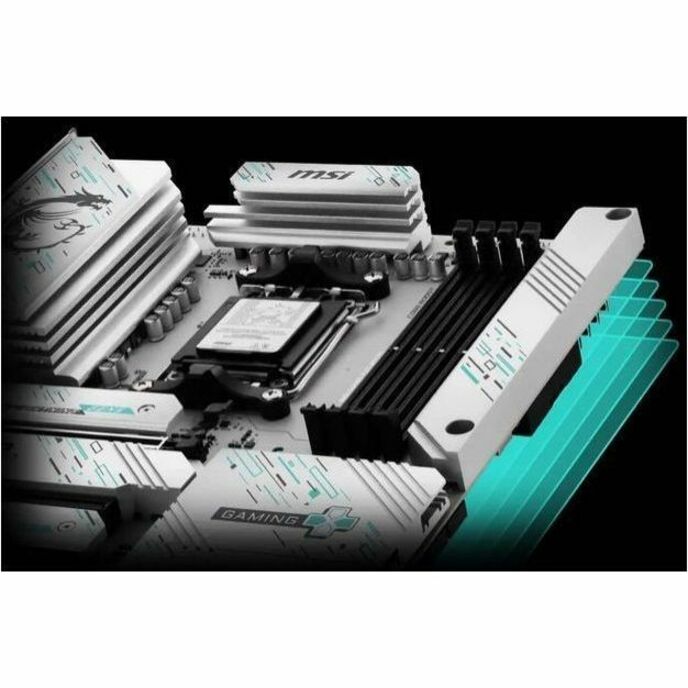 MSI B850 GAMING PLUS WIFI PZ PROJECT ZERO AM5 SATA 6GBs DDR5 Ryzen 9000/ 8000/ 7000 Back-Connect ATX Motherboard