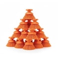 thumbnail image 2 of Cepillo De Mano Redondo Para Tallar en Piso Ropa Piedra Madera Metal Brushtech Fibra Pbt Naranja, 2 of 2